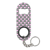 Porte-clé Décapsuleur Mazipoodles Coeurs Abstraction Pink 2 (Dos)