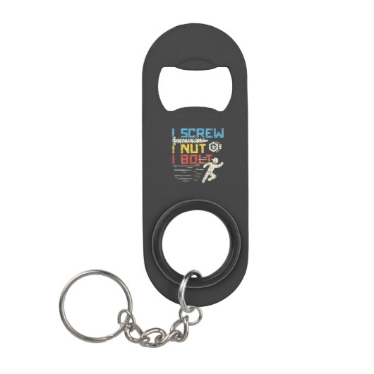 Porte-clé Décapsuleur Mécanicien (Devant)