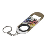 Porte-clé Décapsuleur Meilleur Porte - clé d'ouverture de mini-bouteille (Devant Angle)