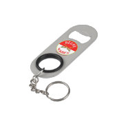 Porte-clé Décapsuleur Mini ouvreur de bouteille de sabres classiques (angle arrière)