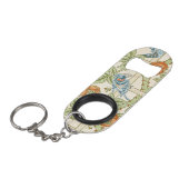 Porte-clé Décapsuleur Modèle sans couture de treillis de William Morris (Devant Angle)