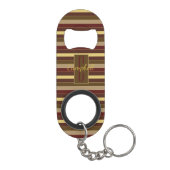 PORTE-CLÉ DÉCAPSULEUR MONOGRAMME BROWN OR HORIZONTAL STRIPE (Dos)