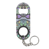 Porte-clé Décapsuleur Monogramme Motif Art Déco Orné (Dos)