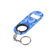 Porte-clé Décapsuleur Monogramme Motif des nuages fluffés (angle arrière)