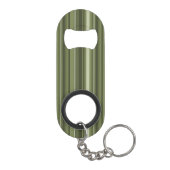Porte-clé Décapsuleur Monogramme rayures vert olive (Dos)