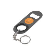 Porte-clé Décapsuleur monogramme Twilight nom customisé et initiale (angle arrière)