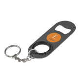 Porte-clé Décapsuleur monogramme Twilight nom customisé et initiale (Devant Angle)
