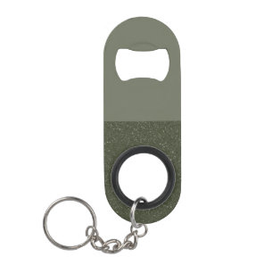 Porte-clé Décapsuleur Moss Green Moderne Split Bouteille Ouverture - Per