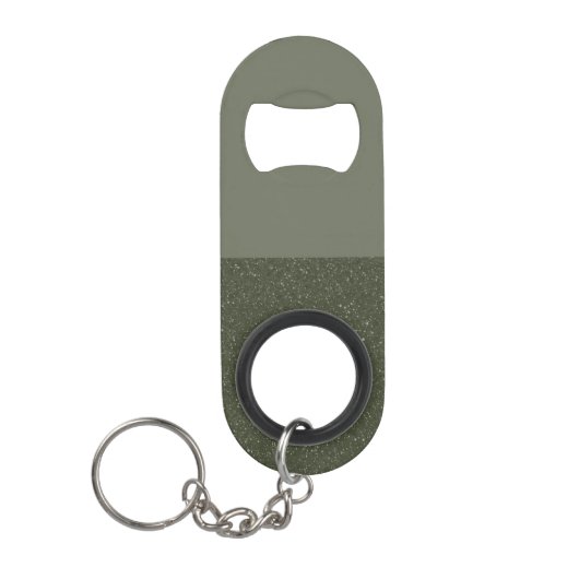 Porte-clé Décapsuleur Moss Green Moderne Split Bouteille Ouverture - Per (Devant)