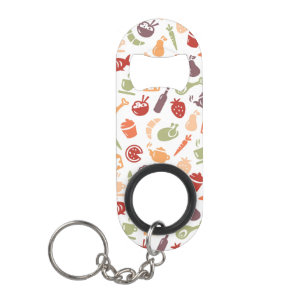 Porte-clé Décapsuleur Motif 2 de nourriture