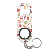 Porte-clé Décapsuleur Motif 2 de nourriture (Dos)