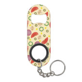 Porte-clé Décapsuleur Motif 2 de pizza (Dos)