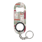 Porte-clé Décapsuleur Motif 2 d'édredon de bébé (Dos)