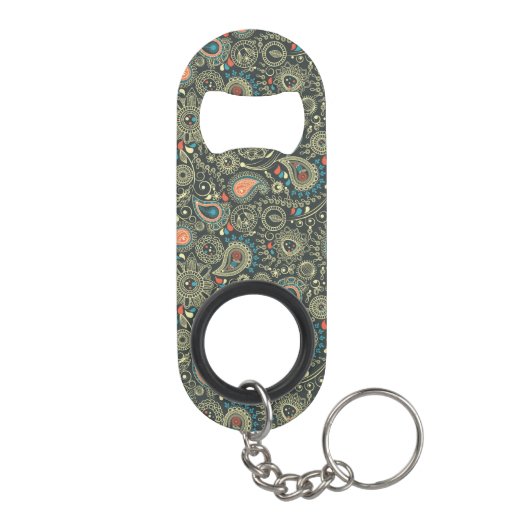 Porte-clé Décapsuleur Motif 3 de Paisley (Dos)