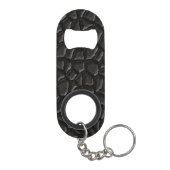 Porte-clé Décapsuleur Motif à échelle de dragon noir (Dos)
