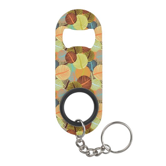 Porte-clé Décapsuleur Motif abstrait (Dos)