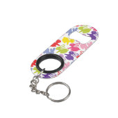 Porte-clé Décapsuleur motif avec des lapins de Pâques (angle arrière)