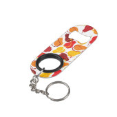 Porte-clé Décapsuleur Motif avec des poires (angle arrière)