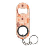 Porte-clé Décapsuleur Motif avec les boissons et le texte (Dos)