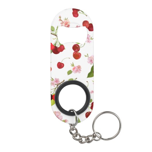 Porte-clé Décapsuleur Motif cerise 1 (Dos)