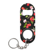 Porte-clé Décapsuleur Motif cerise 2 (Devant)