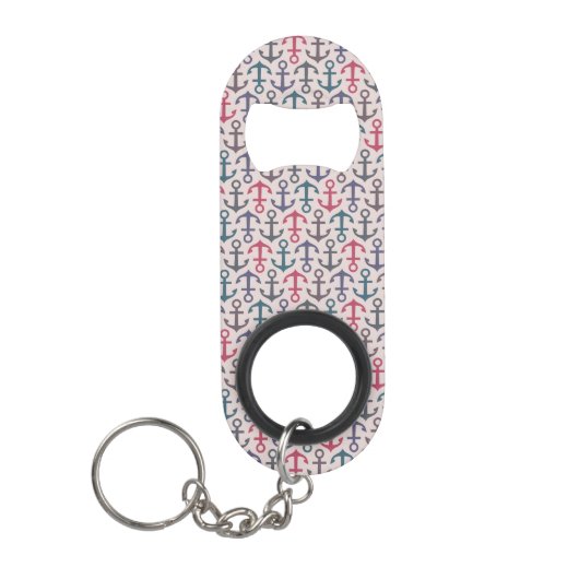 Porte-clé Décapsuleur Motif d'Ancre (Devant)