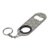 Porte-clé Décapsuleur Motif de damassé (Devant Angle)