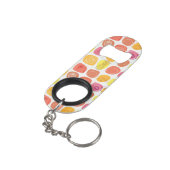 Porte-clé Décapsuleur Motif de fruit (angle arrière)