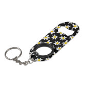 Porte-clé Décapsuleur Motif de la marguerite (Devant Angle)