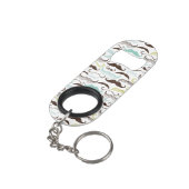 Porte-clé Décapsuleur Motif de moustache, rétro style 2 (angle arrière)