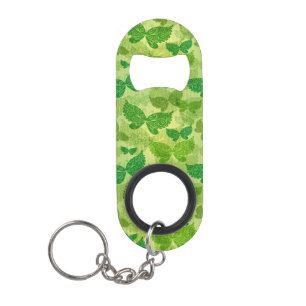 Porte-clé Décapsuleur Motif de vert de ressort