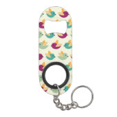 Porte-clé Décapsuleur Motif d'oiseaux (Dos)
