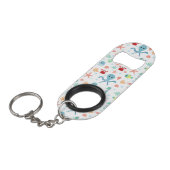 Porte-clé Décapsuleur Motif du monde marin (Devant Angle)