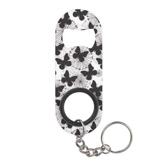 Porte-clé Décapsuleur motif d'un papillon (Dos)