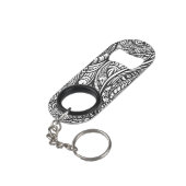 Porte-clé Décapsuleur Motif ethnique 3 (angle arrière)