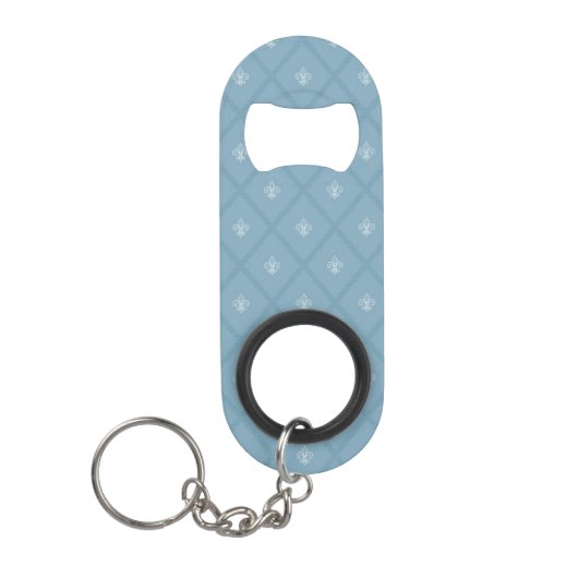 Porte-clé Décapsuleur motif Fleur-De-lis (Devant)