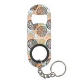 Porte-clé Décapsuleur Motif floral 10 (Dos)