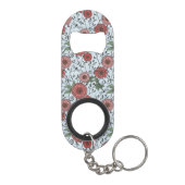 Porte-clé Décapsuleur Motif floral 3 (Dos)