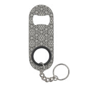 Porte-clé Décapsuleur Motif floral arabe (Dos)