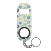 Porte-clé Décapsuleur Motif floral élégant avec les fleurs mignonnes (Dos)