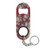 Porte-clé Décapsuleur Motif floral en spirale (Dos)