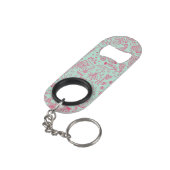 Porte-clé Décapsuleur Motif floral mignon d'été (angle arrière)