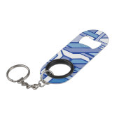 Porte-clé Décapsuleur Motif géométrique 2 (Devant Angle)