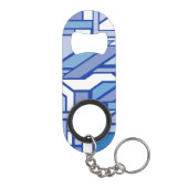 Porte-clé Décapsuleur Motif géométrique 2 (Dos)