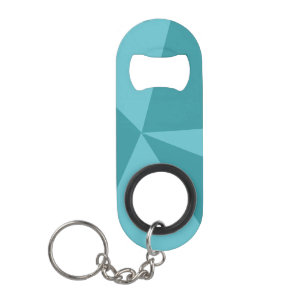 Porte-clé Décapsuleur Motif géométrique triangles