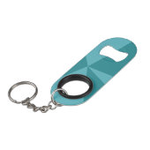 Porte-clé Décapsuleur Motif géométrique triangles (Devant Angle)