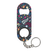 Porte-clé Décapsuleur motif mignon d'oiseaux et de fleurs (Dos)