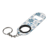 Porte-clé Décapsuleur Motif nautique (Devant Angle)