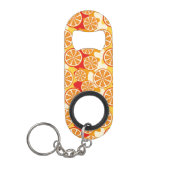 Porte-clé Décapsuleur Motif orange (Devant)