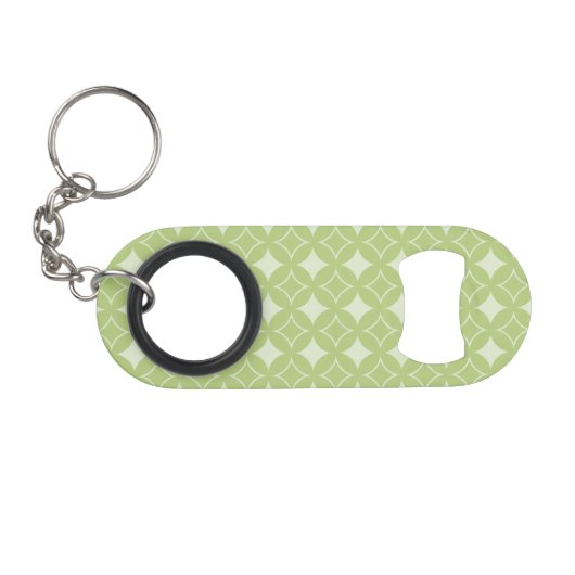 Porte-clé Décapsuleur Motif shippo vert olive (Devant (Horizontal))